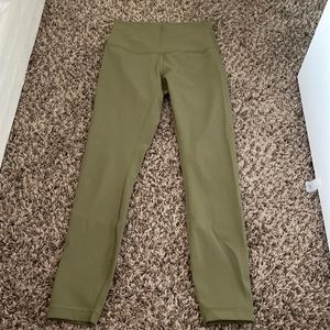 Lululemon Winder Train High-Rise Tight 25” Green💚